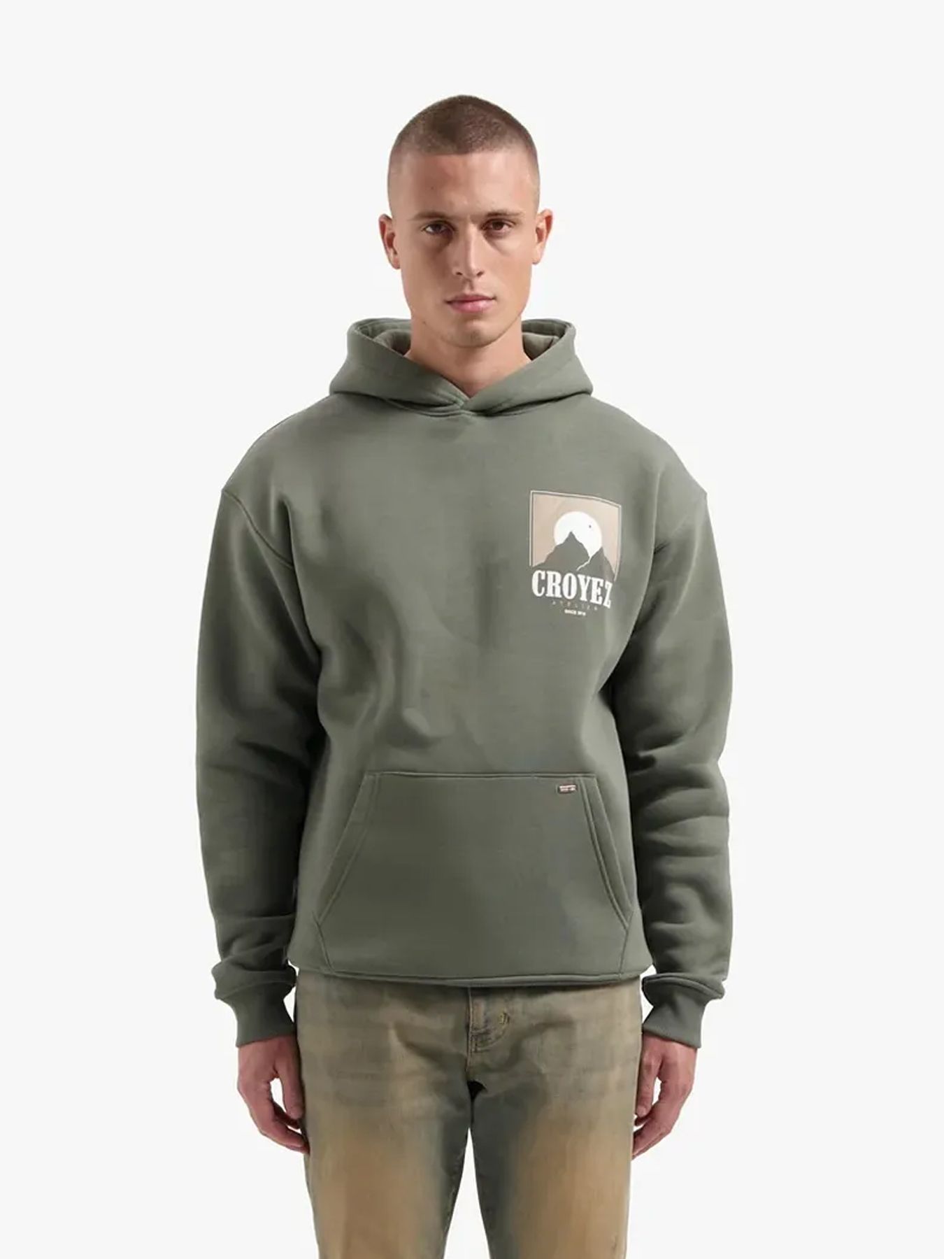 Croyez Slopes Hoodie Dusty Olive 00115239-6414