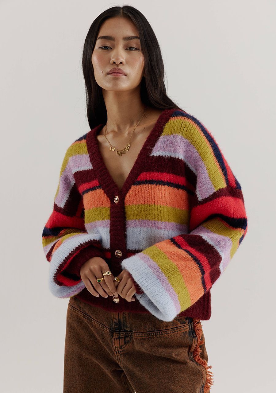 Harper & Yve NOOR-CA 1255 stripe multi racing red 2900159409021