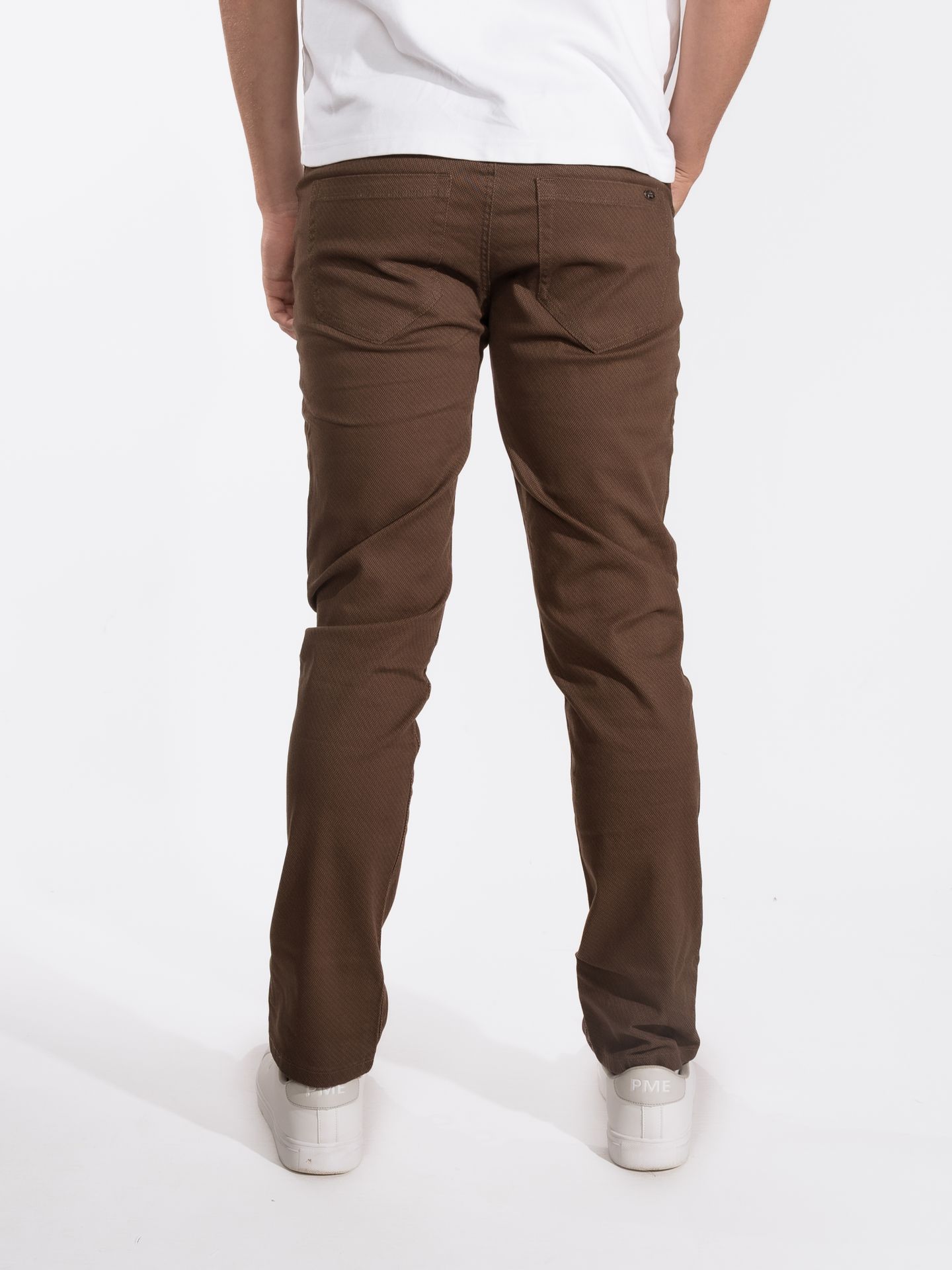 New Star 0256 Nyon printed twill Donker Bruin 2900159954385