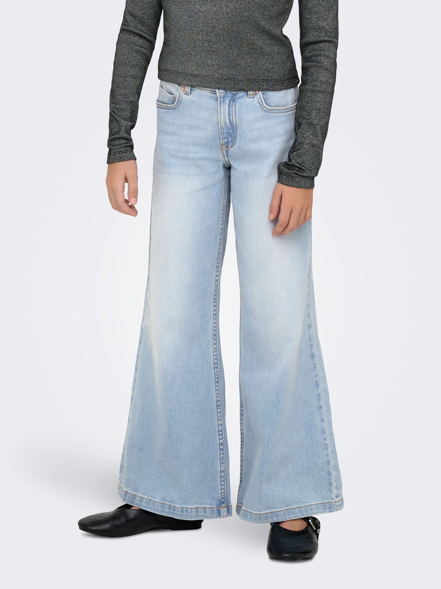 Only & Kids Kogmadison blush Wide DNM Dia092 Noos, donkerblauw (dark blue denim), 164 Only & Kids Kogmadison blush Wide DNM Dia092 Noos, donkerblauw (dark blue denim), 164