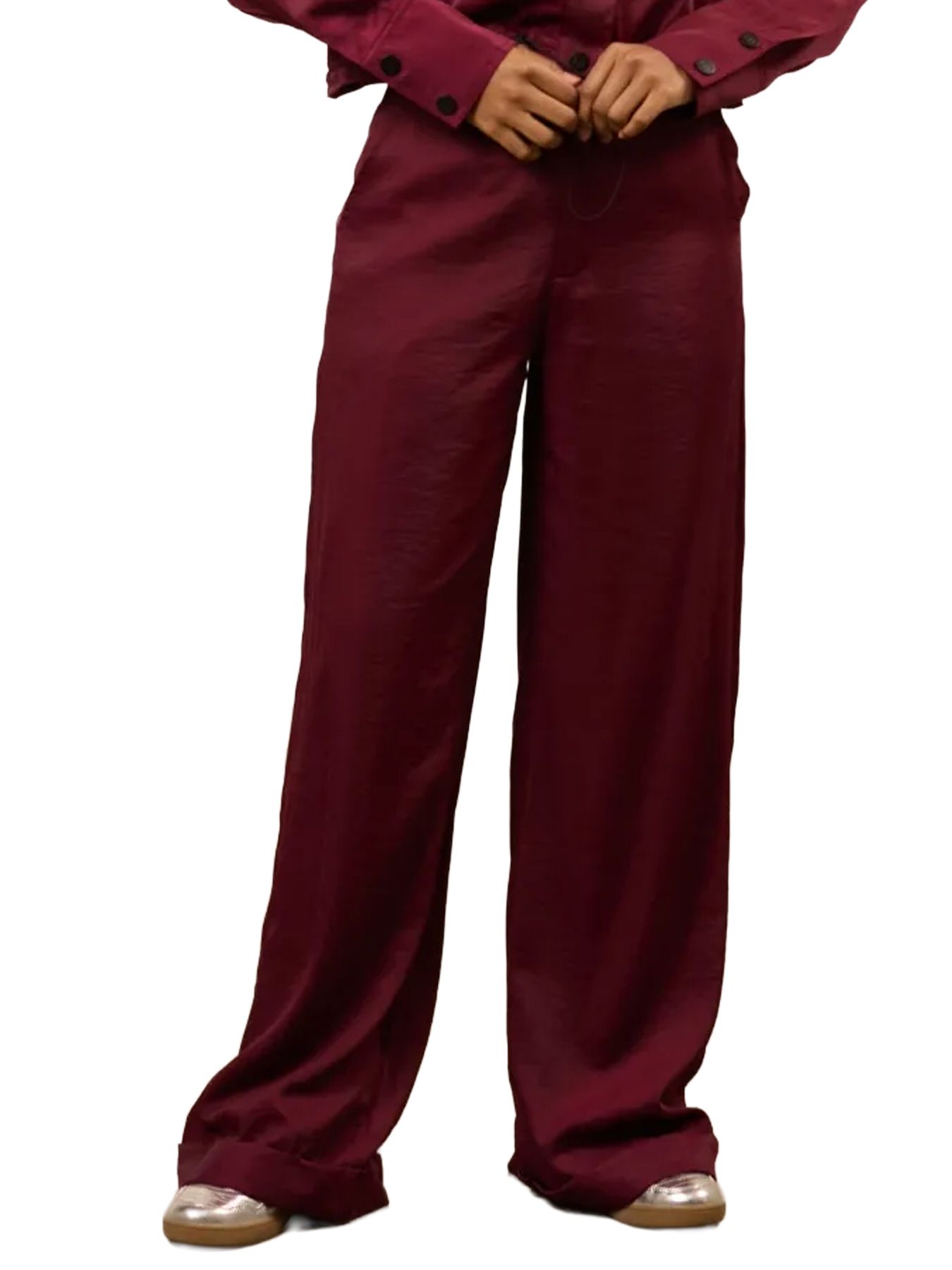 Lofty Manner Trouser Svea 256 burgundy red 2900161359062