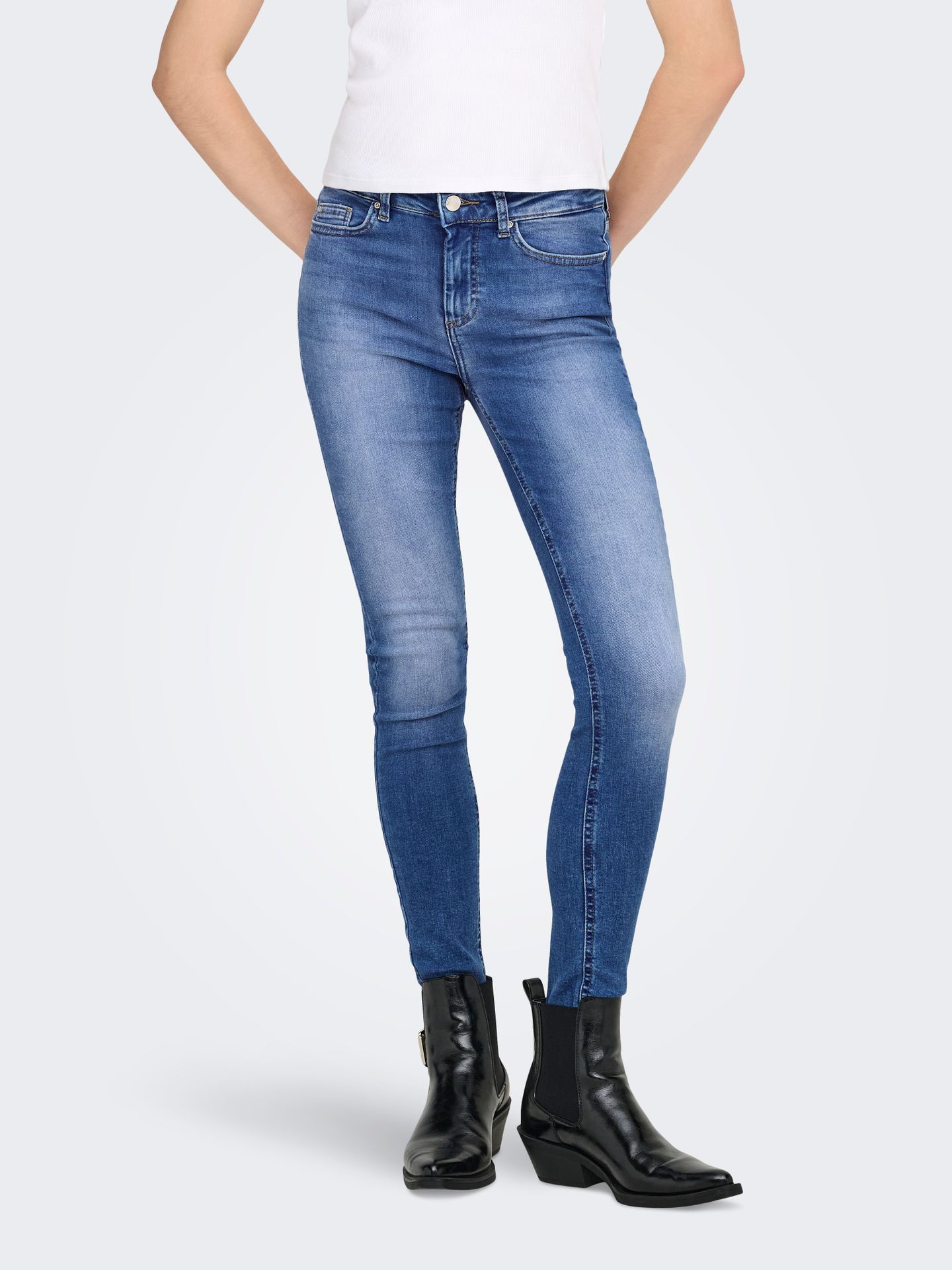 ONLY ONLBLUSH Life MID Flared TAI0918 NOOS Jeans voor dames, grijs denim, S/34, grijs denim, S ONLY ONLBLUSH Life MID Flared TAI0918 NOOS Jeans voor dames, grijs denim, S/34, grijs denim, S