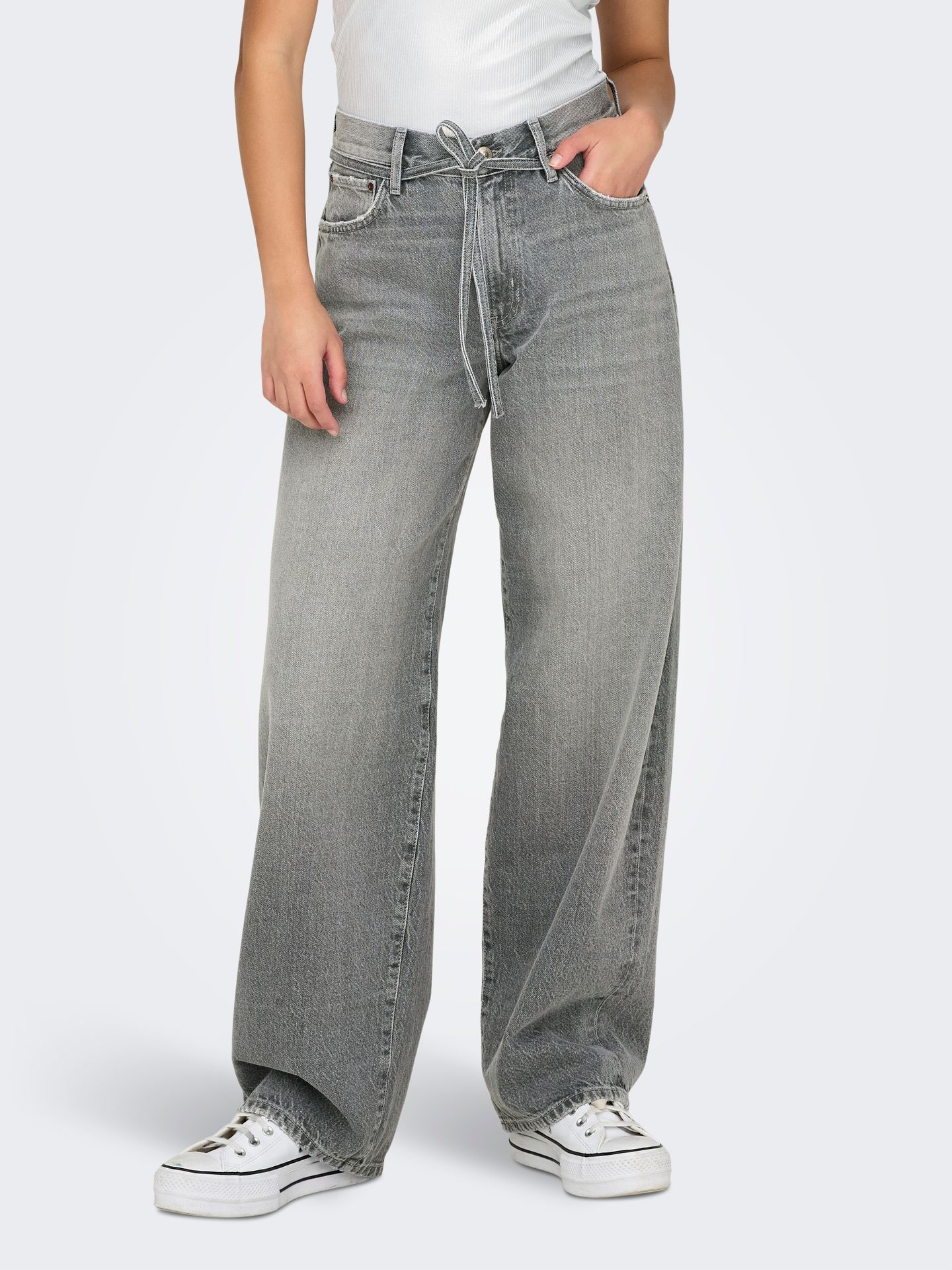 ONLY Dames Onlmadison Blush Hw Wide DNM Cro Noos, wit, XXL / 30L ONLY Dames Onlmadison Blush Hw Wide DNM Cro Noos, wit, XXL / 30L