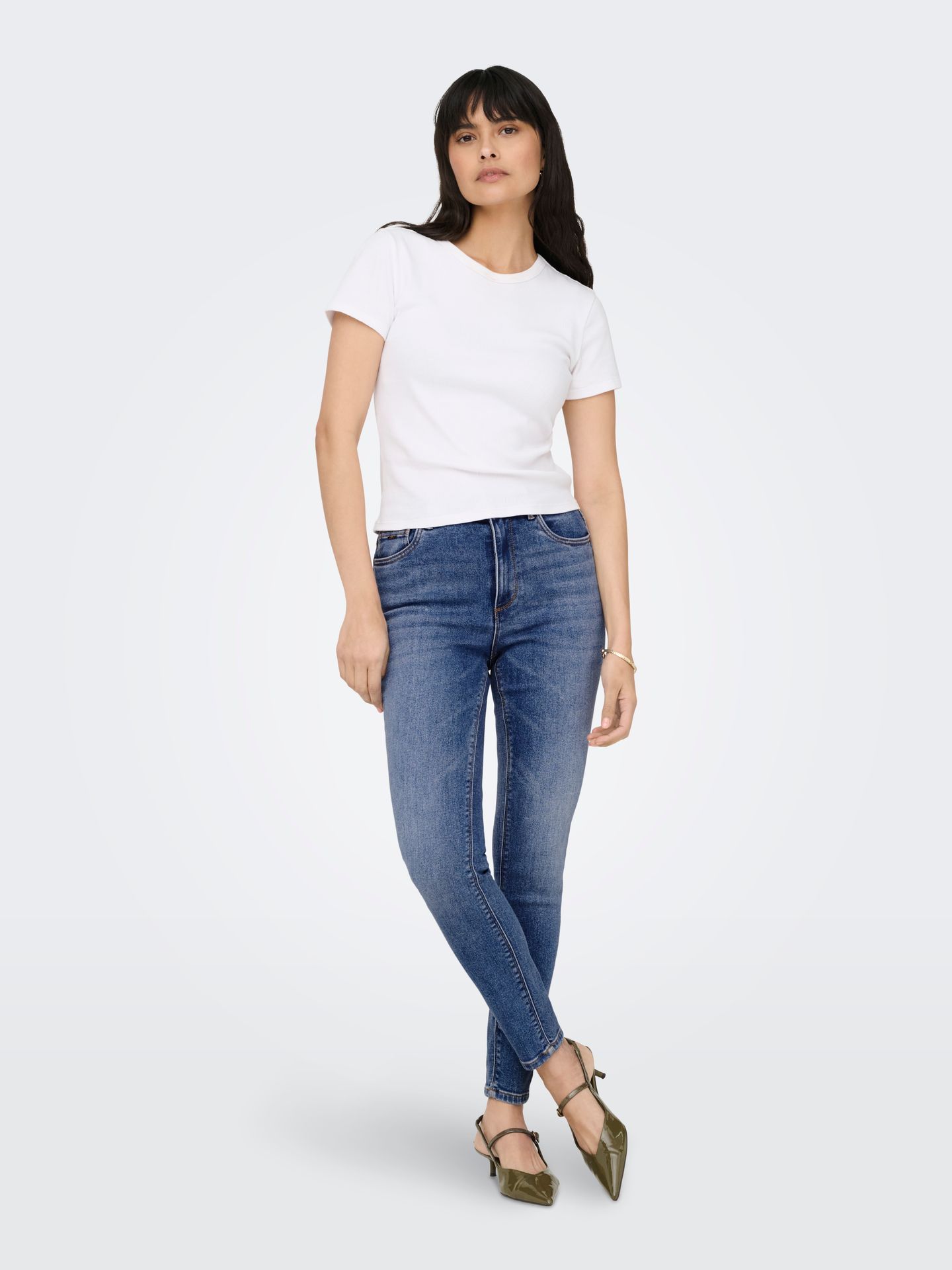 ONLY Damen Onlmila Life Hwsk Ank Dst Bj139944 Jeans Grün ab 34.4 ONLY Damen Onlmila Life Hwsk Ank Dst Bj139944 Jeans Grün ab 34.4