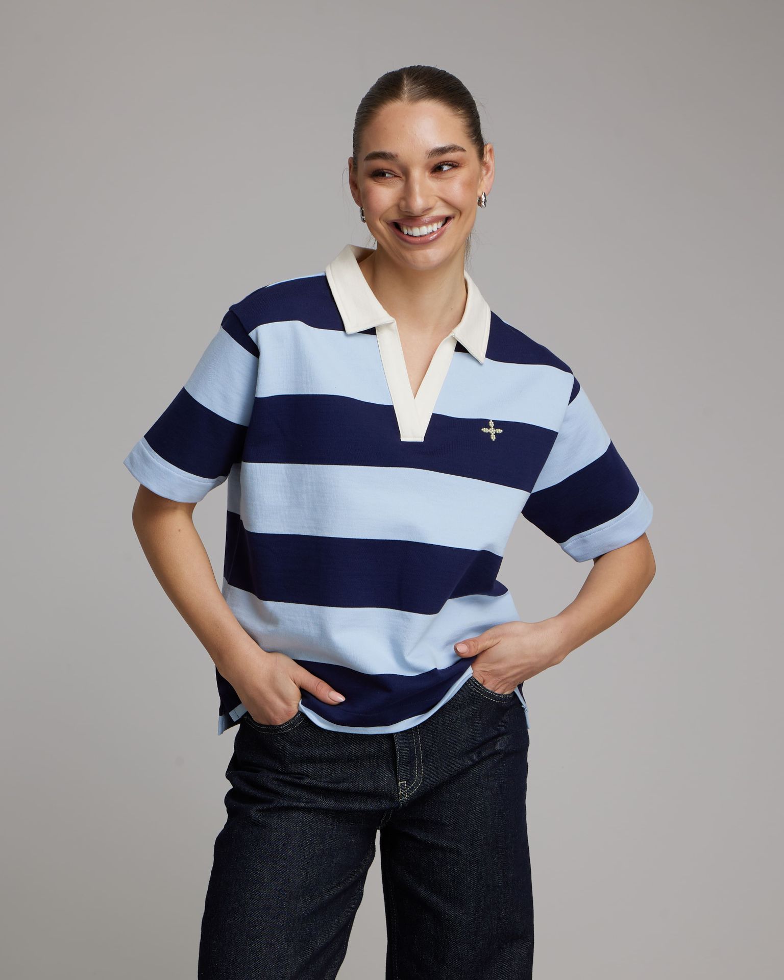 Pink Noir Isabella Polo Skyway 00117219-SKY