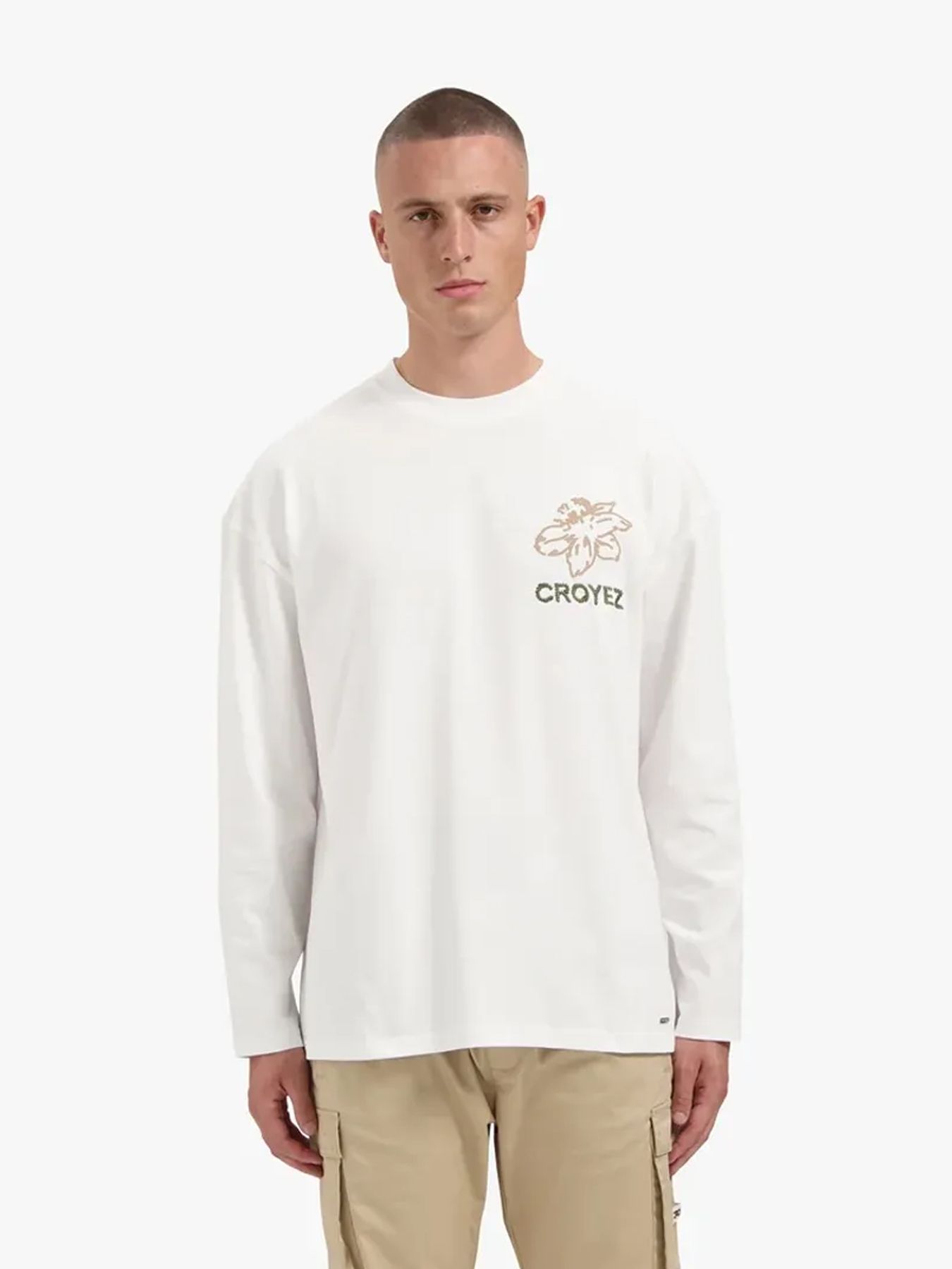 Croyez Gardener longsleeve t-shirt White 00115237-900