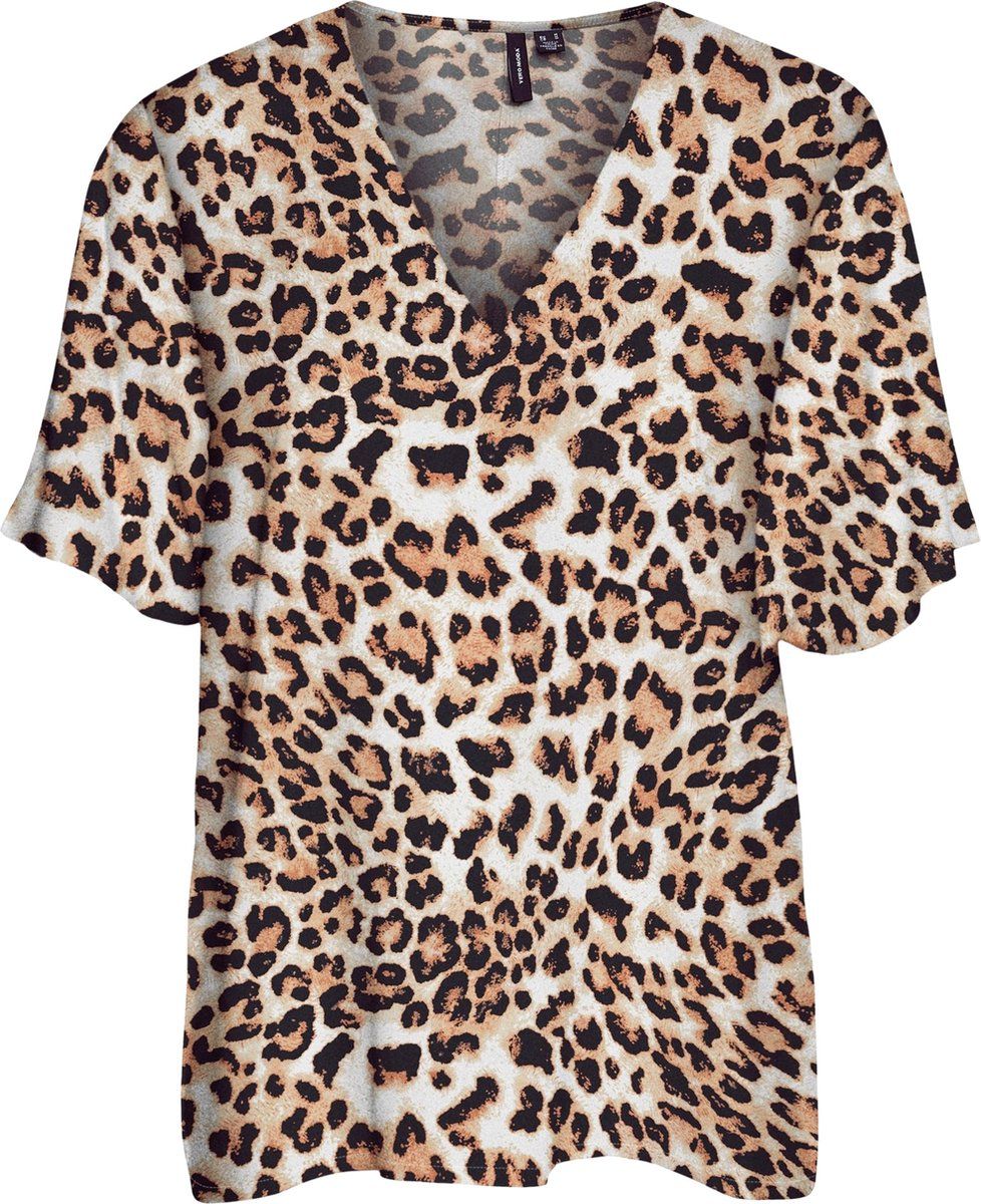 Vero Moda VMEASY JOY V-NECK SS BLOUSE WVN GA Navy Blazer 00108583-EKA26011400000060