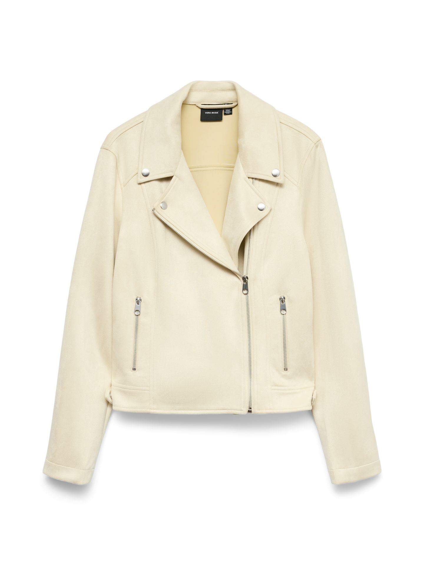 Vero Moda VMFAVODONA COATED JACKET NOOS Beige - Gratis levering Vero Moda VMFAVODONA COATED JACKET NOOS Beige - Gratis levering