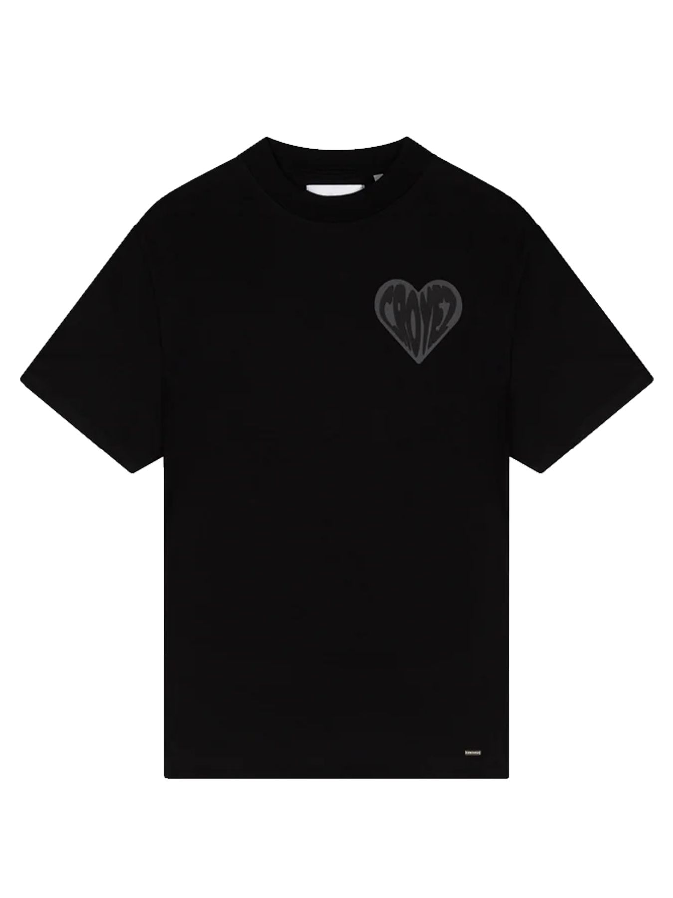 Croyez Puffed Heart t-shirt 02A Black 2900154166066